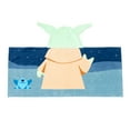 thumbnail image 4 of Star Wars Baby Yoda Kids Cotton Hooded Towel, Blue and Green, 22" x 51", 4 of 10