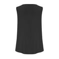 thumbnail image 5 of Ahuyic Womens Plus Size Sleeveless Top,Summer Casual Blouse For Women,Fashionable Women's Spring And Summer Casual Solid Color V-Neck Sleeveless, 5 of 5