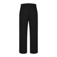 thumbnail image 4 of Stamzod Sweatpants for Men Fashion Strip Patchwork Elastic Waist Drawstring Track Pants Men Casual Loose Joggers for Men with Pocket Black B XXL, 4 of 7