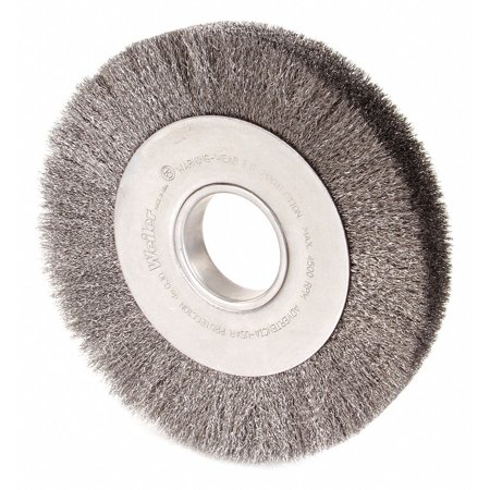 UPC: 0012382060909 | Weiler Crimped Wire Wheel Brush Arbor 8 In. 90772