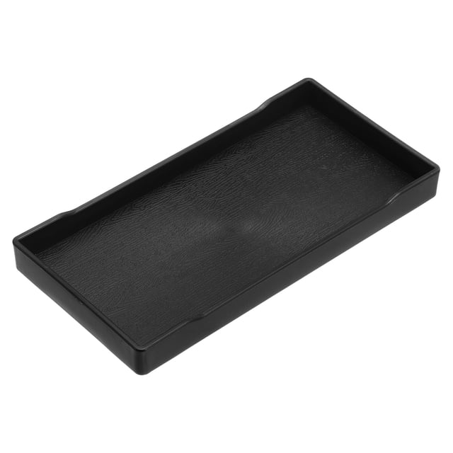Bandeja de Servir Pequeña Negra Unique Bargains Bandeja Mini 4' X 8' Plástico