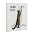 thumbnail image 2 of Take What You Need Toilet Paper Cat Canvas Art, 16 x 20, Made In USA, 2 of 6