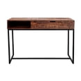 thumbnail image 3 of Hawthorne Collections Lakewood Solid Acacia Wood Console Table - Brown, 3 of 10