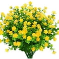 thumbnail image 1 of Flores artificiales falsas para exteriores, resistentes a los rayos UV, plantas de boj, arbustos, paquete de 9, vegetación de plástico sintético para interior y exterior Sincero  Hogar, 1 of 8