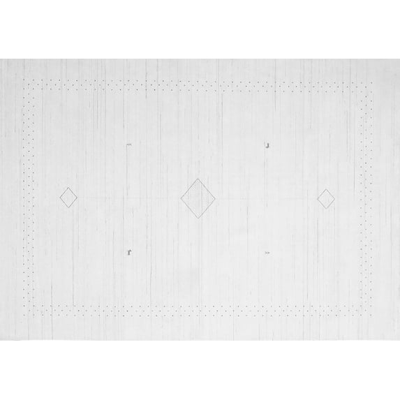 Ahgly Company Indoor Rectangle Solid Gray Modern Area Rugs, 2' x 4'