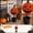 23.6", variant on 29.5" Halloween Artificial Pumpkin Topiary Tree, Jack-O-Lantern Artificial Potted Boxwood Plant for Faux Autumn Front Door, Yard and Halloween Home Decoration