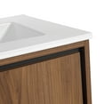 thumbnail image 5 of 24'' Bathroom Vanity With Ceramic Sink Top, Modern Storage Cabinet. Engineered Wood, To . Easy Clean And Assemble. Brown, American Style Top Sink, Cabinet Doors. -, Ample Space. Design, 5 of 7