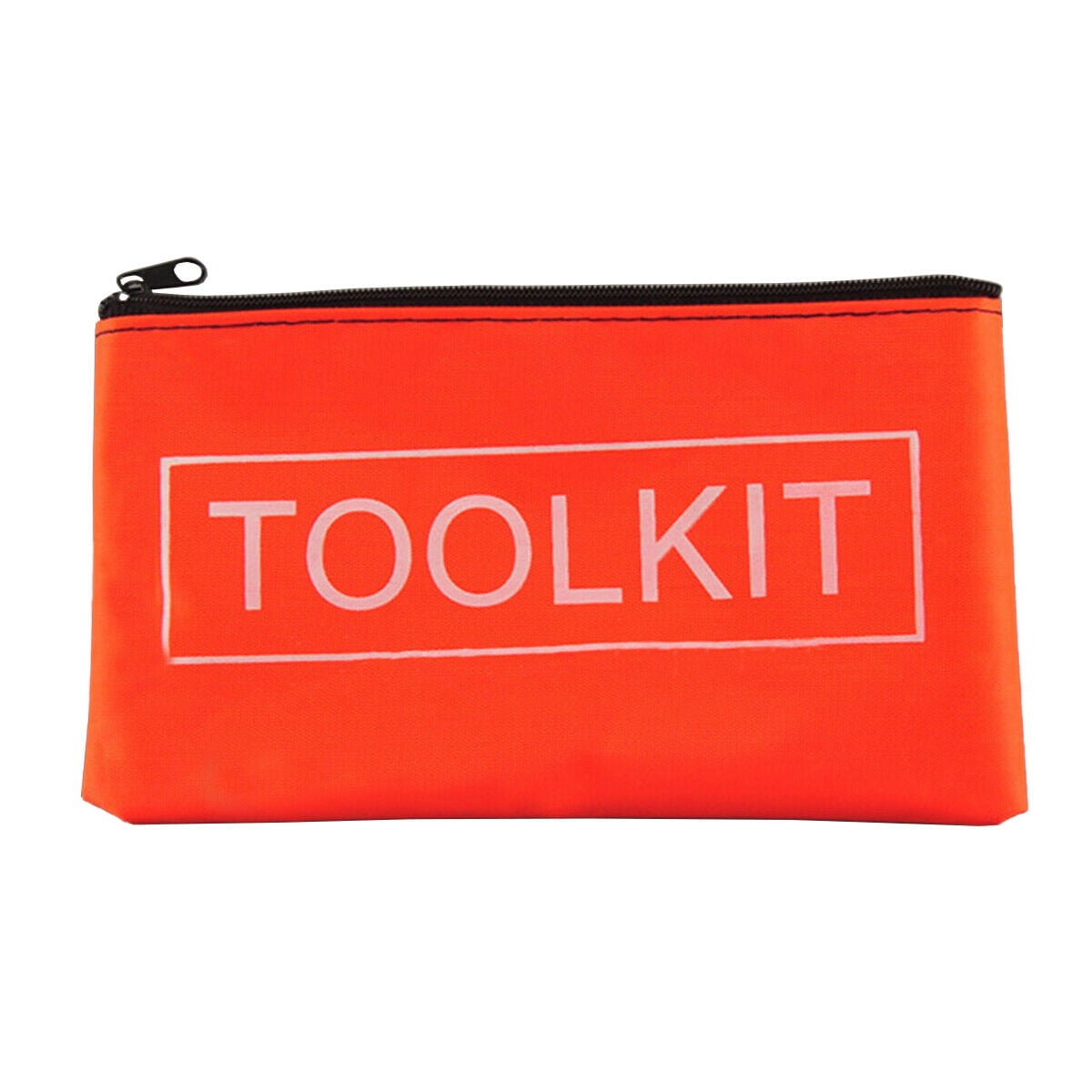 1/2/3pcs Tool Kit Bag Zipper Canvas Storage Instrument Case Pouch Orange 