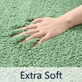 thumbnail image 2 of Alfombra de baño LOCHAS 60x150 cm de microfibra verde salvia, 2 of 6