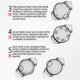 thumbnail image 5 of Reloj herramienta 2 puntos ajustable tamaño más grande abridor llave reloj Afortunado Sencillez, 5 of 5