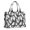Black Halloween White, variant on Large Capacity Tote Bag,Black Halloween Spider Webs Handbag Fashion Luxury Tote Bag,15.7"x13"x 5.1" Inches,Laptop Compatible