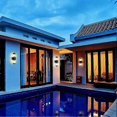 thumbnail image 2 of 24W Waterproof Round Double Head Garden Wall Light E27 Socket 85-240V Outdoor, 2 of 5