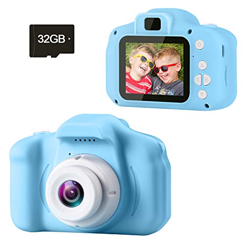 GKTZ Children?s Camera Digital Kids Cameras with 2 Inch IPS