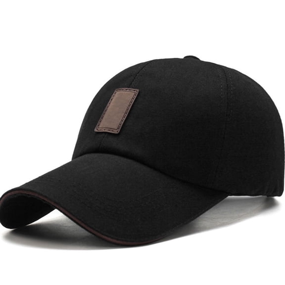 LULULION Unisex Black Baseball Cap Comfortable Stylish for Outdoor Use