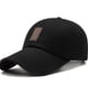 thumbnail image 2 of GOOHOCHY 1 gorra de béisbol deportiva transpirable con visera para hombre (negra), 2 of 8