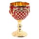 thumbnail image 4 of Vintage Wine Glass Zinc Alloy Elegant Decorative Retro Stemmed Glasses for Home Bar Party 2pcs Gold Red, 4 of 4