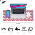 thumbnail image 5 of Long Mouse Pads for Desk,Pink Cartoon Unicorn Pattern Desk Mats on Top Of Desks, Desk Mouse Pad Extra Large with 3mm Non-Slip Base and Stitched Edge for Gaming,Office,Work,Home 31.5"x11.8", 5 of 6