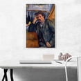 thumbnail image 2 of ARTCANVAS Smoker 1892 Canvas Art Print by Paul Cezanne - Size: 26" x 18" (0.75" Deep), 2 of 9