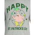 thumbnail image 4 of SpongeBob Men's St. Patrick's Graphic Print Tee, 4 of 5