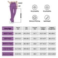thumbnail image 5 of BIG ELEPHANT Fleece Lined Lightweight Flare Leggings, Girls High Waisted Flared Pants for Winter, 5 of 7