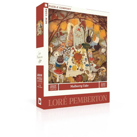 New York Puzzle Company Mulberry Cake 500 Piece Jigsaw Puzzle