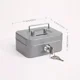 thumbnail image 1 of Mini caja fuerte de metal para dinero en efectivo, caja de seguridad para monedas, resistente, portátil, para niños, colección de monedas, 1 of 6