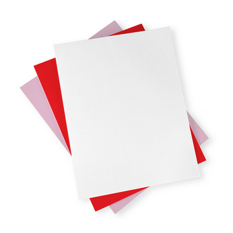  Red Hot Red Cardstock Paper - 8.5 X 11 Inch 100 Lb  Heavyweight Cover -25 Sheets From Cardstock Warehouse