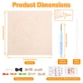 thumbnail image 2 of 9.84" Punch Needle Kit for Adult Beginner Embroidery Starter Kit with Punch Needle Colored Yarn for Beginner, 2 of 11