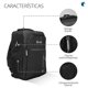 thumbnail image 3 of Mochila Escolar Para Laptop Backpack Casual Hombre Y Mujer Negro Gaon B1, 3 of 10
