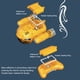thumbnail image 3 of Bewildely Mini hélice doble RC Boat Spray Light Barcos de control remoto Juguetes acuáticos Impermeable 2.4ghz Bañera Juguete en forma de Type2 NO2, 3 of 6