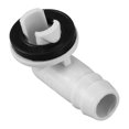 thumbnail image 1 of Air Conditioner AC Drain Hose Connector Elbow Fitting with Rubber Ring for Mini-Split Units and Window AC Unit 3/5 Inch(15mm), 1 of 5