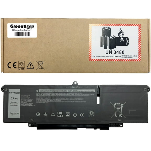 GREENTECH 66DWX BATTERY FOR DELL LATITUDE 7340 7440 7640 11.4V 57WHR 86D0Y JNYT4 WW8N8 047T0 V0W55