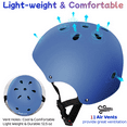 thumbnail image 3 of Besttravel Kids Bike Helmet, Toddler Bicycles Helmets for Ages 3-8 Years Boys Girls, Multi-Sport Kids Helmet for Bicycles Skateboarding Scooter Balance, Blue, 3 of 8