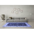 thumbnail image 3 of Ahgly Company Indoor Rectangle Oriental Blue Traditional Area Rugs, 5' x 8', 3 of 4