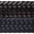 thumbnail image 4 of Ermenegildo Zegna Men's Braided Leather and Cotton Weave Belt (48US / 120EU, Dark Brown), 4 of 7