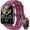 Burgundy, variant on IOWODO Smart Watch for Men Women, with Bluetooth Calling, AI Voice Assistant, 100+ Sports Modes, 1.85'' Fitness Tracker for Android and iPhone (Black)