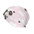 thumbnail image 3 of Kll Cute Panda Winter Fall Beanie Knit Hats For Men & Women - Warm & Soft Stylish Toboggan Caps For Cold Weather, 3 of 9