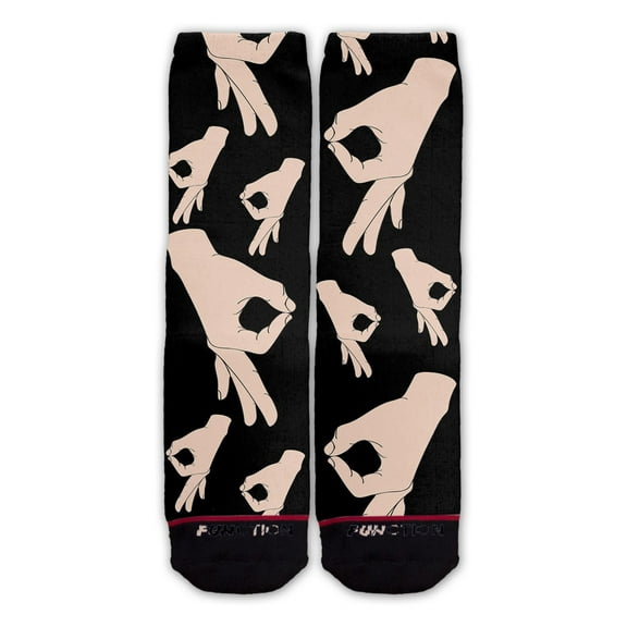 Function - Circle Game Pattern Fashion Sock