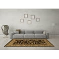 thumbnail image 3 of Ahgly Company Indoor Round Persian Brown Traditional Area Rugs, 5' Round, 3 of 4