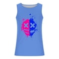 thumbnail image 5 of Men's Tank Tops, Workout Tank Tops with Colorless Gradient Print, Round Neck Sleeveless Shirt, Breathable Athletic Muscle Tank for Gym, Running, and Casual Summer Wear, 5 of 5