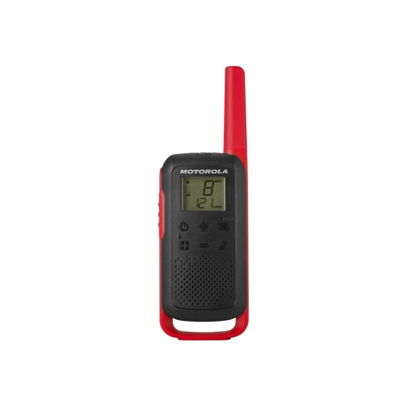 Motorola Talkabout T210TP - Portable - two-way radio - FRS/GMRS - 462 - 467 MHz - 22-channel - black and red (pack of 3)