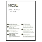 Stone Age Creations 10 Boulder Turtle, Stone
