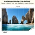 thumbnail image 3 of Peel and Stick Wallpaper Waterproof Unique jagged arch Lands End Cabo San Lucas Mexico Wall Mural Decor Self Adhesive and Removable 100in x 144in, 3 of 8