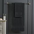 thumbnail image 4 of Hotel Style Turkish Cotton Bath Towel Collection Solid Print Granite 6 Piece Set, 4 of 6