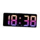 thumbnail image 3 of Reloj despertador digital de 15,5 cm con brillo ajustable y temperatura. luz rosa, 3 of 9