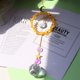 thumbnail image 3 of Cortina de cristal Wind Chime Prism Catchers Ornamento colgante Decoración (Amarillo) Wdftyju Para estrenar, 3 of 7
