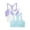 Eye Shadow/White/Hyacinth, variant on Girls Pull Over Cotton Racerback Sports Bra 3-Pack, Sizes 28-38