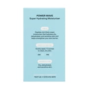 Bubble Skincare Power Wave Super Hydrating Cream Moisturizer for Normal to Very Dry Skin, 1.7 fl oz