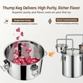 thumbnail image 4 of CAMMOO 3 Pots Stainless Steel Water Distiller 13.2Gal/50L with Thermometer, Condenser and Thump Keg, 4 of 8