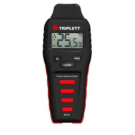 Triplett Moisture Meter,Pinless,1inDepth MS120